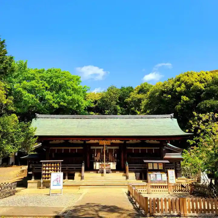 上地八幡宮の本殿・本堂