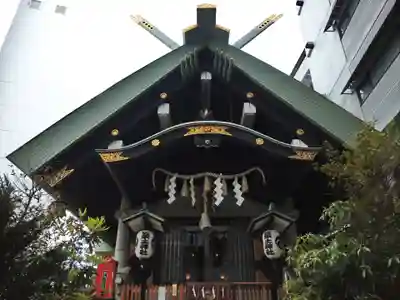 筑土八幡神社の本殿・本堂