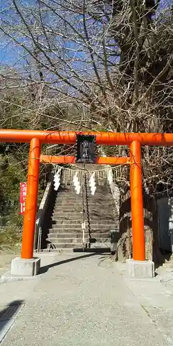 雷神社の鳥居