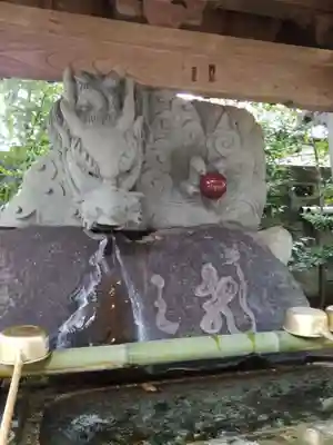 銚港神社の手水舎