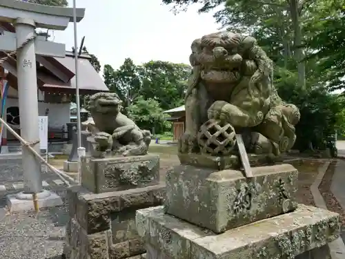 佐波波地祇神社の狛犬