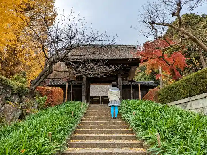 横浜 西方寺の山門・神門