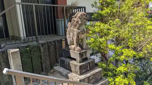 大浦諏訪神社の狛犬
