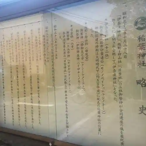 稲葉神社の歴史