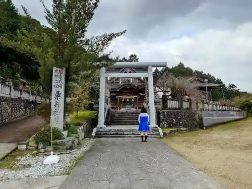 粟井神社の鳥居
