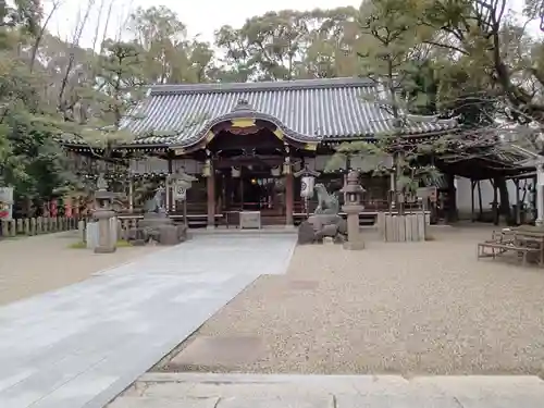 杭全神社の本殿・本堂
