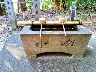 森岡神社の手水舎