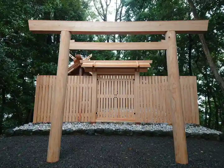 田上大水神社(豊受大神宮摂社)・田上大水御前神社(豊受大神宮摂社)の鳥居