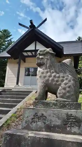 材木澤神社の狛犬