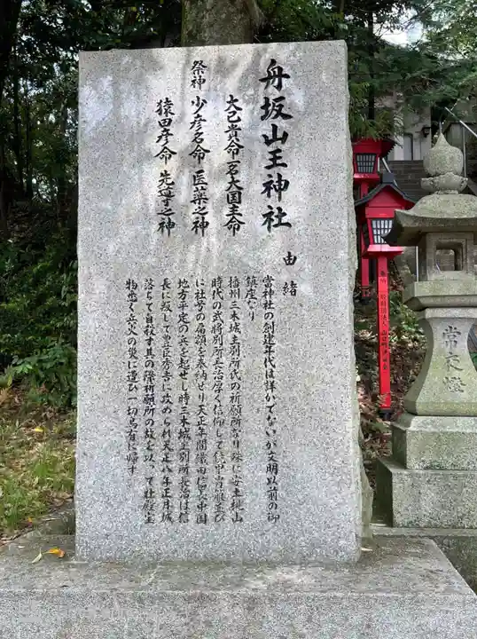 船坂山王神社の歴史