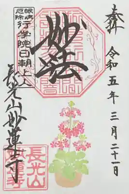 3月御朱印
桜草