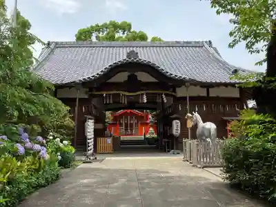 許波多神社(五ケ庄鎮座)の本殿・本堂