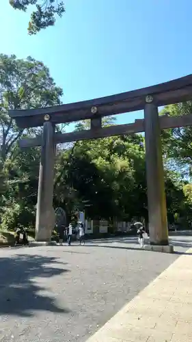 明治神宮の鳥居