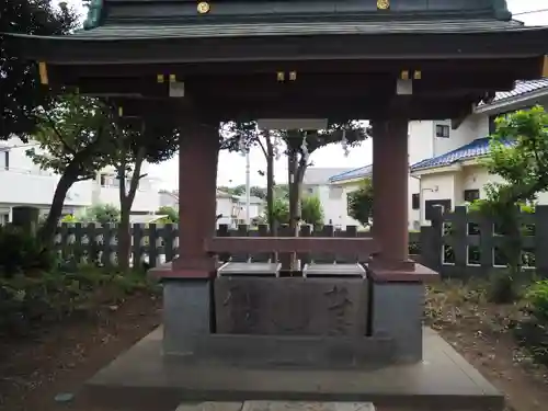赤塚氷川神社の手水舎
