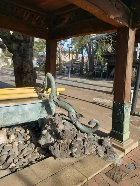 妙法寺の手水舎