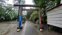 青山熊野神社の鳥居