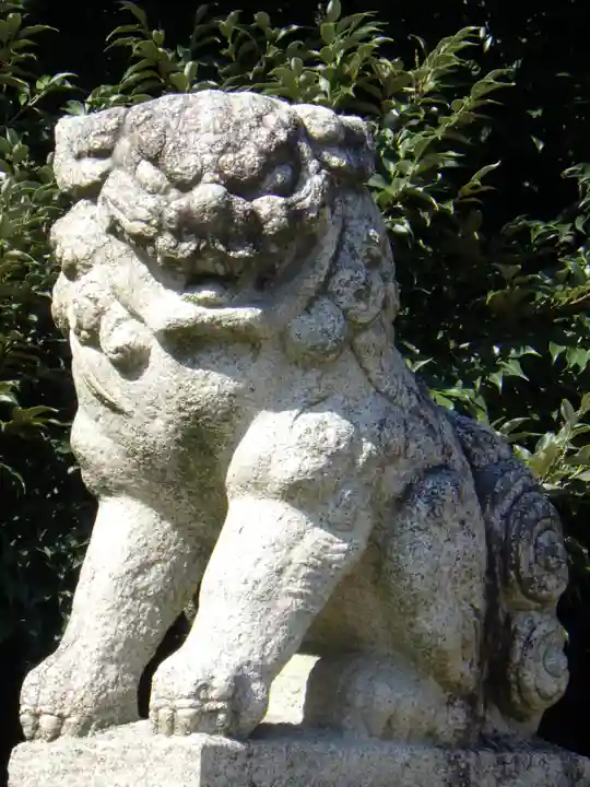 越中護国八幡宮の狛犬