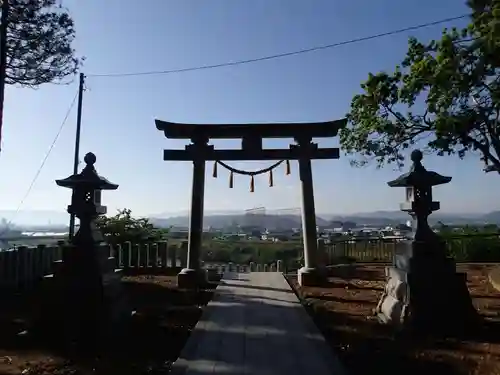 與須奈神社の鳥居