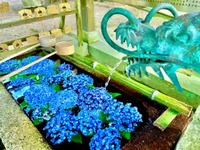 古熊神社の手水舎