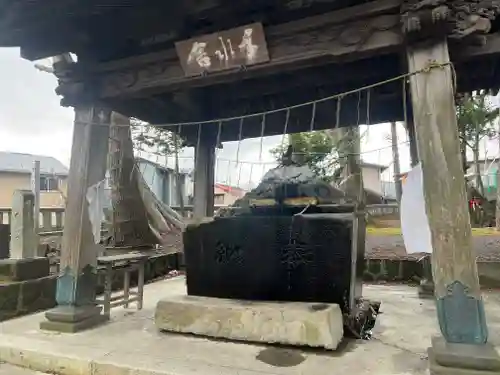 小室浅間神社の手水舎