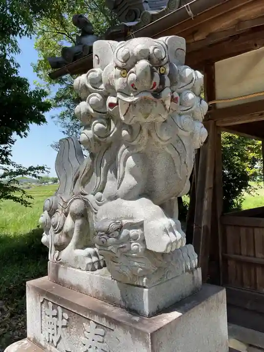 大針神社の狛犬