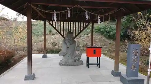 板倉雷電神社の像