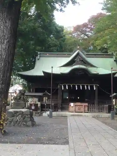 谷保天満宮の本殿