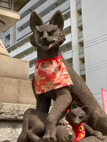 東京羽田 穴守稲荷神社の狛犬