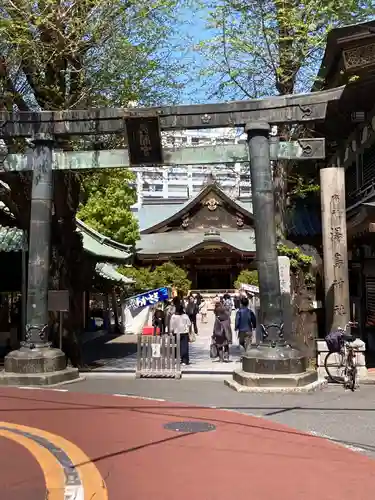 湯島天満宮の鳥居