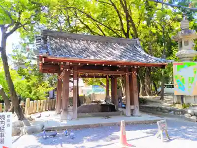 川原神社の手水舎