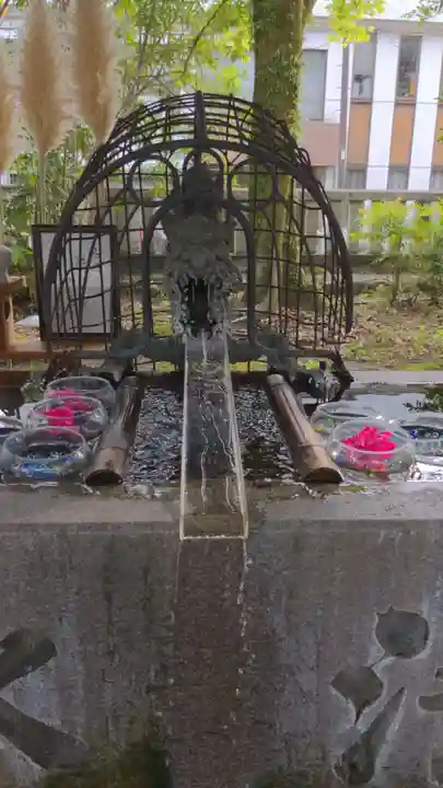 若宮神明社の手水舎