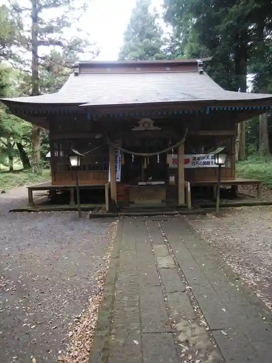 白河神社の本殿・本堂
