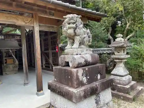 夏見神社の狛犬