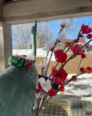 釧路一之宮 厳島神社の手水舎