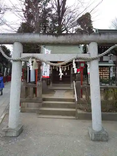 川越八幡宮の鳥居