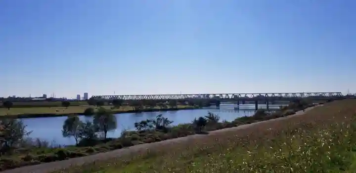 小向三輪神社の周辺