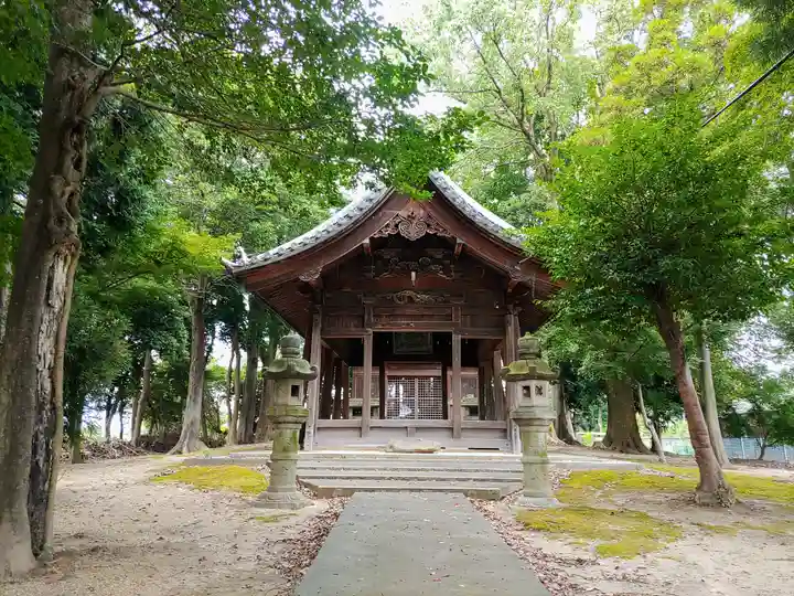 白山社の本殿・本堂