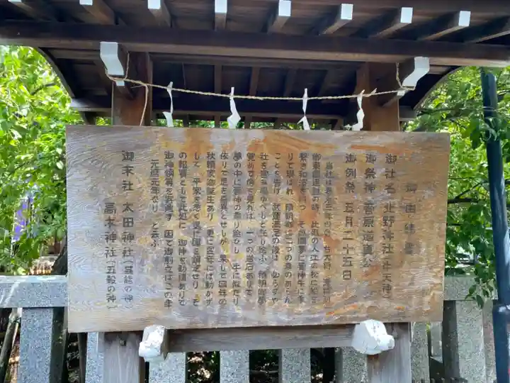 牛天神北野神社の歴史