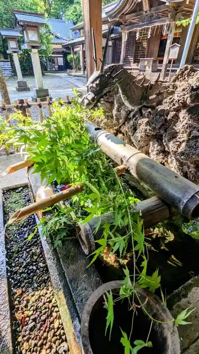 畑子安神社の手水舎