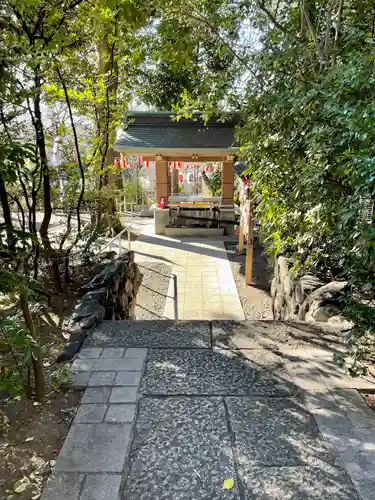 北澤八幡神社の手水舎