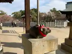 曽根天満宮の狛犬