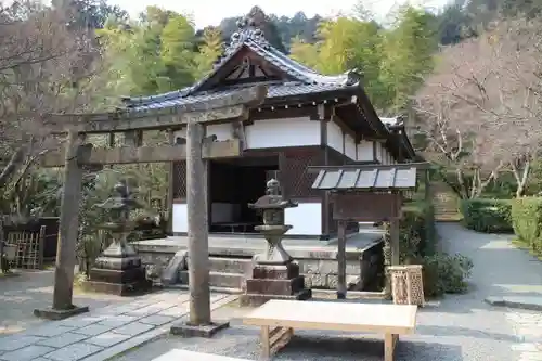 常寂光寺の鳥居