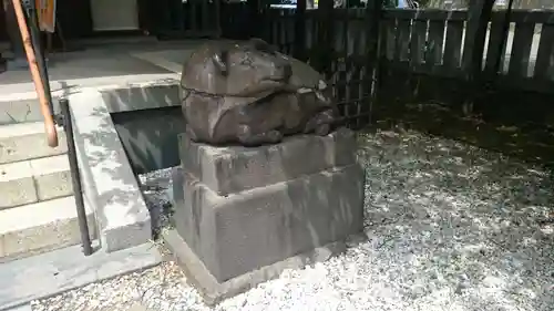 牛天神北野神社の狛犬