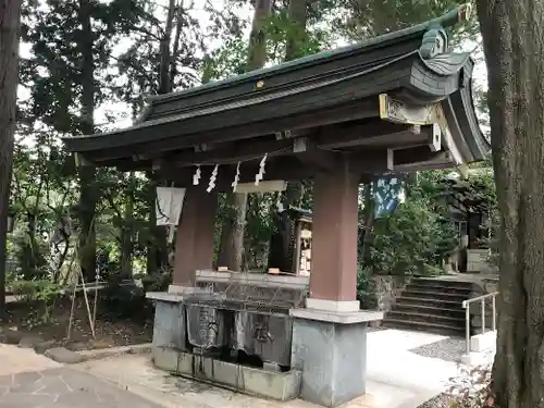 北澤八幡神社の手水舎