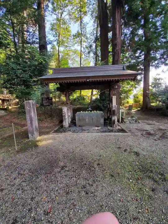 那須神社の手水舎