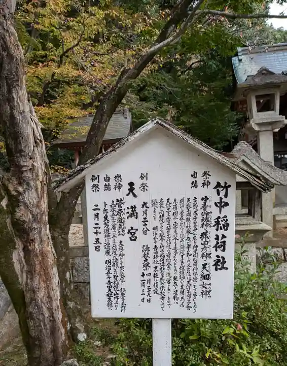 竹中稲荷神社(吉田神社末社)(京都府)