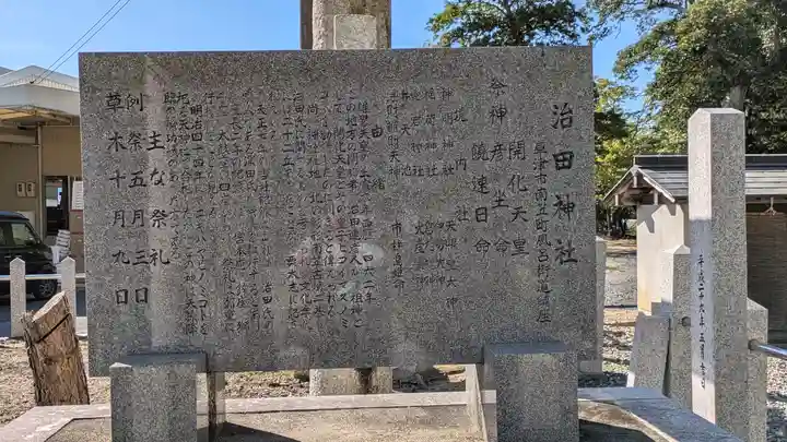 治田神社の歴史