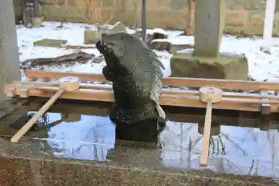 神炊館神社 ⁂奥州須賀川総鎮守⁂の手水舎