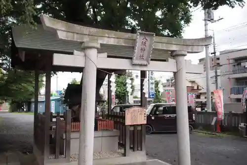 越谷香取神社の鳥居
