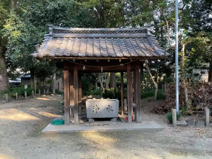御薗神社の手水舎